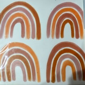 Modern Maxwell Wall Art Decals for Girls Nursery, Bedroom, Living Room “Rainbow